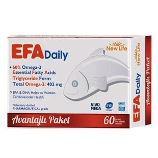 New Life EFA Daily 60 Kapsül ürün görseli 1