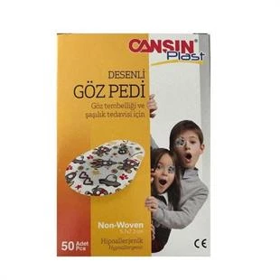 Cansın Plast Göz Pedi Desenli 50'li ürün görseli 1
