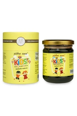 Zühre Ana Kids Pekmez Arı Sütü Vitamin Kakaolu Macun 240 ml ürün görseli 1