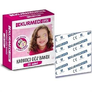 Kurmed Optik Çocuk Göz Pedi Kız 20 Adet ürün görseli 1