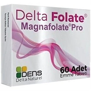 Delta Folate Magnafolate Pro Emme Tableti 60 Adet ürün görseli 1