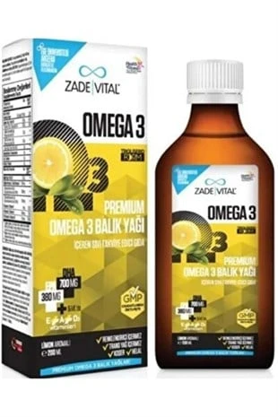 Zade Vital Miniza Omega-3 ve Yer Fıstığı Şurubu 150 ml ürün görseli 1