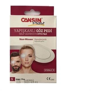 Cansın Plast Yapışkanlı Göz Pedi 6,5x9,5 cm 5'li ürün görseli 1