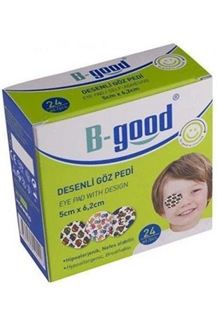 B-Good Göz Pedi Desenli 5x6,2 cm 24'lü ürün görseli 1