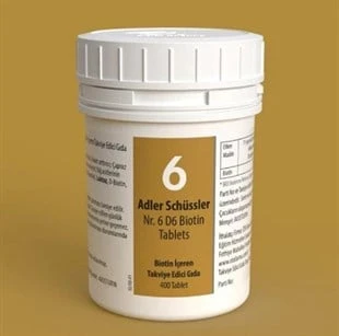 Adler Schüssler No: 6 Tablets ürün görseli 1
