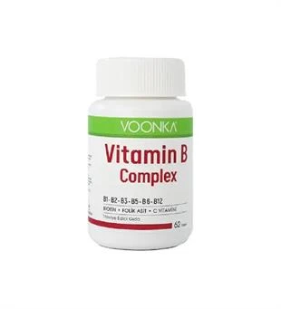 Voonka Vitamin B Complex 62 Tablet ürün görseli 1