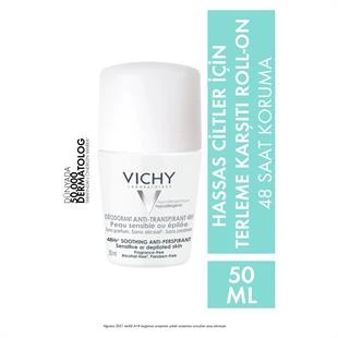 Vichy Roll-On Deodorant Hassas ve Epilasyon Yapılmış Ciltler için 50 ml ürün görseli 1