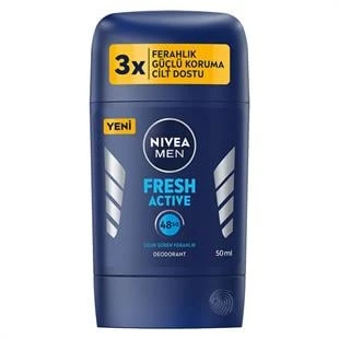 Nivea Men Fresh Active Stick Deodorant 50 ml ürün görseli 1