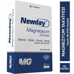 Newday Magnezyum Complex 60 Kapsül ürün görseli 1
