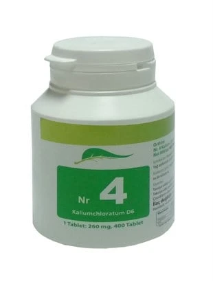 Sasfarma Schüssler Tuzları No: 4 - Kalium Chloratum ürün görseli 1
