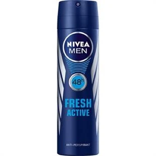 Nivea Men Deodorant Sprey Fresh Active 150 ml ürün görseli 1