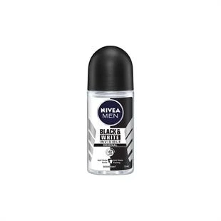 Nivea Black & White Invisible Roll-On For Men 25 ml ürün görseli 1