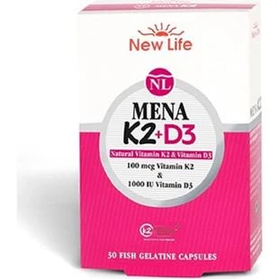 New Life Mena K2+D3 30 Kapsül ürün görseli 1