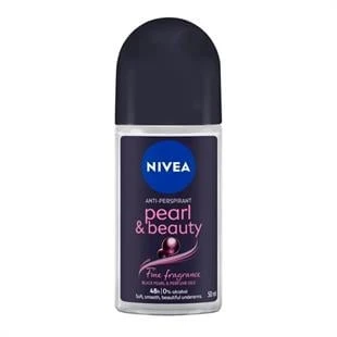 Nivea Pearl & Beauty Black Kadın Roll-On Deodorant 50 ml ürün görseli 1