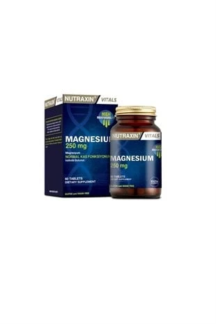 Nutraxin Magnesium 250 mg 60 Tablet ürün görseli 1