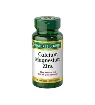 Nature's Bounty Calcium Magnesium Zinc 100 Tablet ürün görseli 1