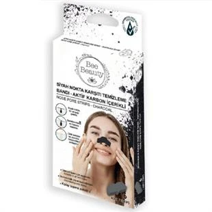 Bee Beauty Aktif Karbon Siyah Nokta Bandı 6'lı ürün görseli 1