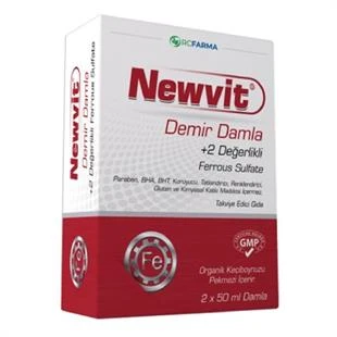 Newvit Demir Damla 2x50 ml ürün görseli 1
