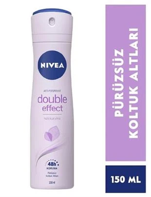 Nivea Double Effect Mor Düşler Deodorant 150 ml ürün görseli 1