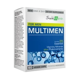 Suda Vitamin Multimen For Men Multivitamin 60 Bitkisel Kapsül ürün görseli 1