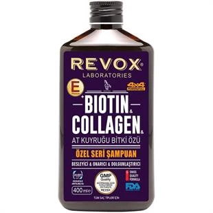 Revox Biotin & Collagen & At Kuyruğu Bitki Özlü Şampuan 400 ml ürün görseli 1