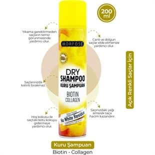 Morfose Kuru Şampuan Açık Renkli Saçlar 200 ml ürün görseli 1