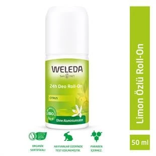 Weleda Limon Özlü Doğal Roll-On Deodorant 50 ml ürün görseli 1