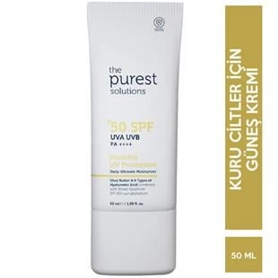 The Purest Solutions Invisible UV Protection Günlük Kullanıma Uygun Nemlendiricili Güneş Kremi SPF50+ 50 ml ürün görseli 1