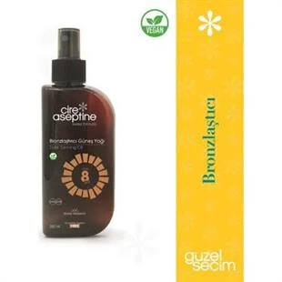 Cire Aseptine Bronzlaştırıcı Güneş Yağı SPF8 200 ml ürün görseli 1