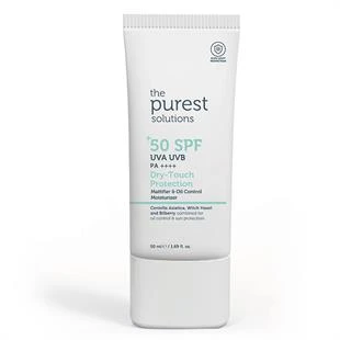 The Purest Solutions Dry Touch Protection Mat Bitişli Yağlı Ciltler İçin Güneş Kremi SPF50+ 50 ml ürün görseli 1