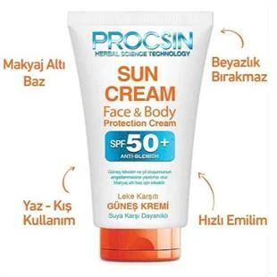 Procsin Leke Karşıtı Yüz & Vücut Güneş Kremi SPF50 50 ml ürün görseli 1