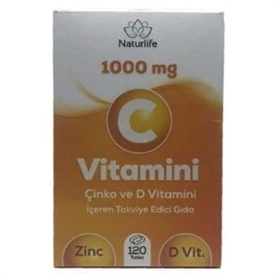 Naturlife Vitamin C 1000 mg 120 Tablet ürün görseli 1