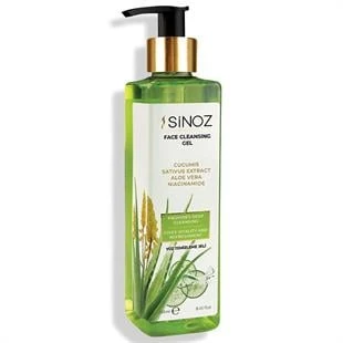 Sinoz Yüz Temizleme Jeli Aloe Vera & Salatalık Özlü 250 ml ürün görseli 1