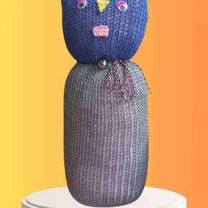 Tıkırık Örgü Yastık Uyku Ve Oyun Arkadaşı Cingöz - 35 Cm ürün görseli 1