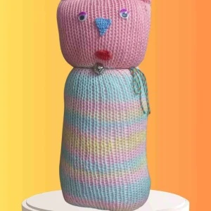 Tıkırık Örgü Yastık Uyku Ve Oyun Arkadaşı Pofuduk - 35 Cm ürün görseli 1