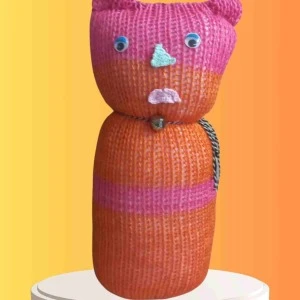 Tıkırık Örgü Yastık Uyku Ve Oyun Arkadaşı Fıstık - 45 Cm ürün görseli 1
