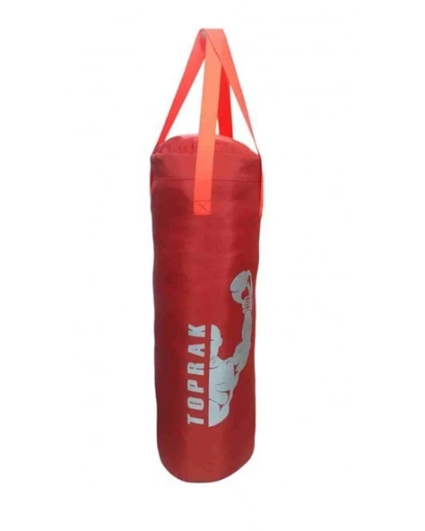 Boks Torbası Eldiven Ve Karabina Hediyeli İçi Dolu 50x20 Cm Kırmızı ürün görseli 1