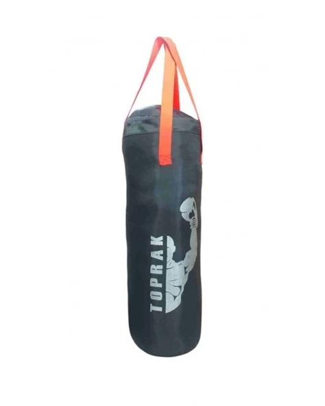 Boks Torbası Eldiven Ve Karabina Hediyeli İçi Dolu 50x20 Cm Füme ürün görseli 1