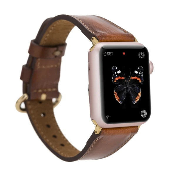 Apple Watch Uyumlu Deri Kordon 38-40-41mm ROM RST2EF ürün görseli 1