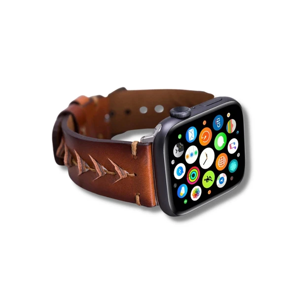 Apple Watch Uyumlu Deri Kordon 42-44-45mm RST2EF Boras ürün görseli 1