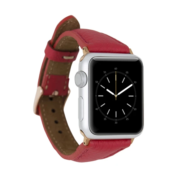 Apple Watch Uyumlu Deri Kordon 42-44-45mm Slim ERC2 ürün görseli 1