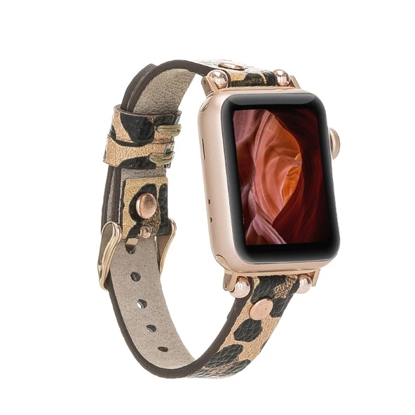 Apple Watch Uyumlu Deri Kordon 38-40-41mm RT LEO2N ürün görseli 1