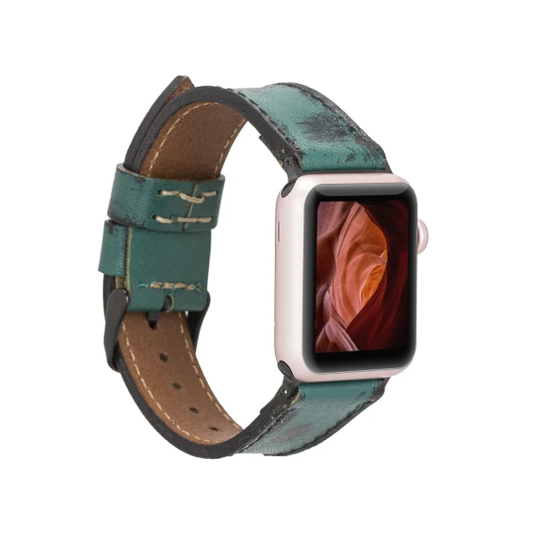 Apple Watch Uyumlu Deri Kordon 38-40-41mm V6 ürün görseli 1