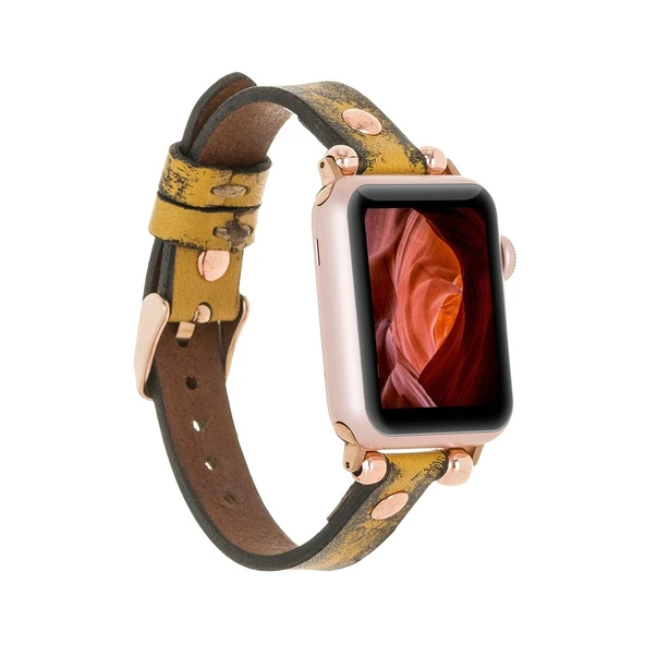 Apple Watch Uyumlu Deri Kordon 38-40-41mm RT V24SEF ürün görseli 1