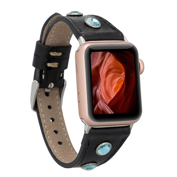 Apple Watch Uyumlu Deri Kordon 38-40-41mm Slim TR RST1 ürün görseli 1
