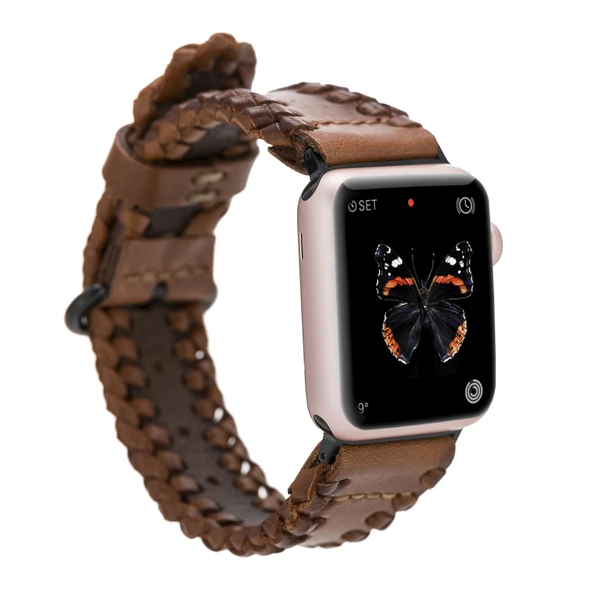 Apple Watch Uyumlu Deri Kordon 42-44-45mm SM58 RST2EF ürün görseli 1