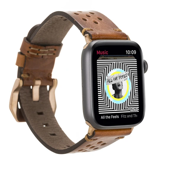 Apple Watch Uyumlu Deri Kordon Vigo 42-44-45mm RST2EF ürün görseli 1