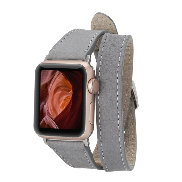 Apple Watch Uyumlu Deri Kordon 42-44-45mm Slim DTQUARST9 ürün görseli 1