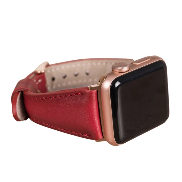 Apple Watch Uyumlu Deri Kordon 42-44-45mm Slim V4EF ürün görseli 1
