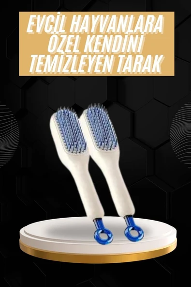 Kolay Temizlenen Fırçası Evcil Hayvanlara Özel Tüy Temizleme ürün görseli 1